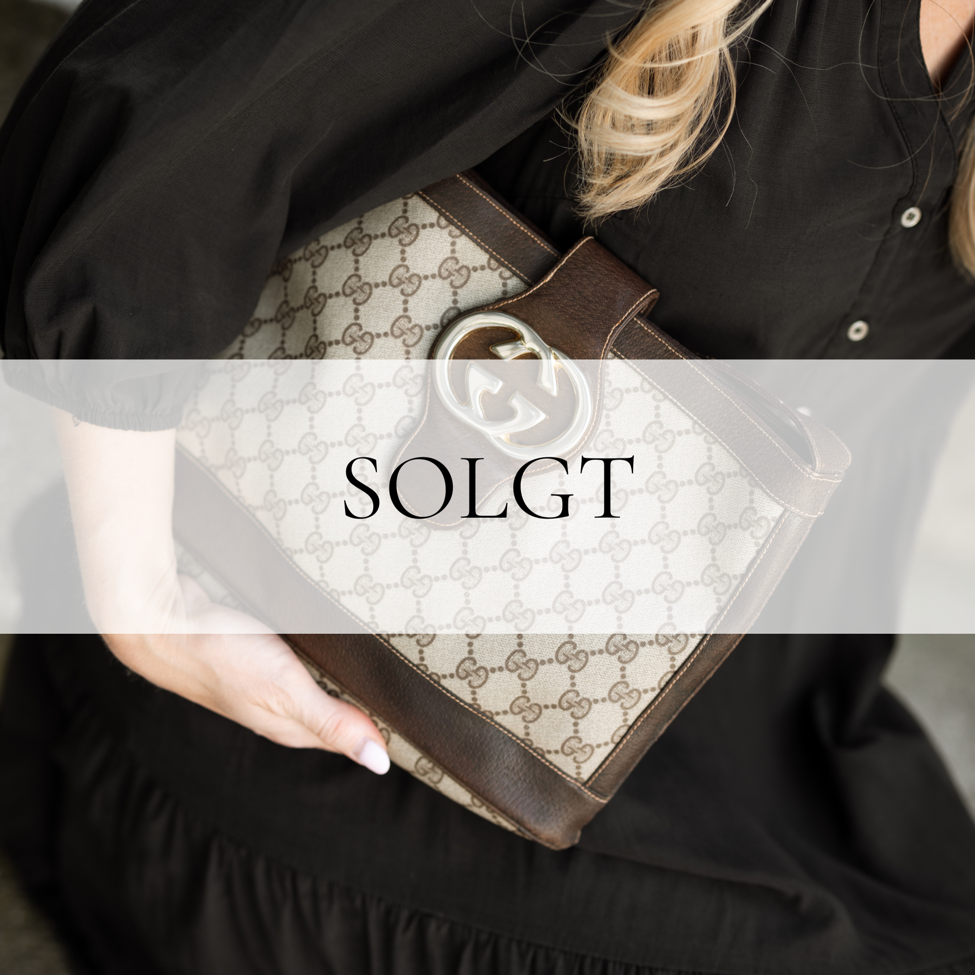 Vintage Gucci Interlocking GG crossbody fra 1970-tallet