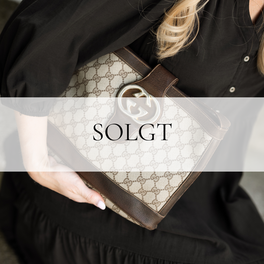 Vintage Gucci Interlocking GG crossbody fra 1970-tallet