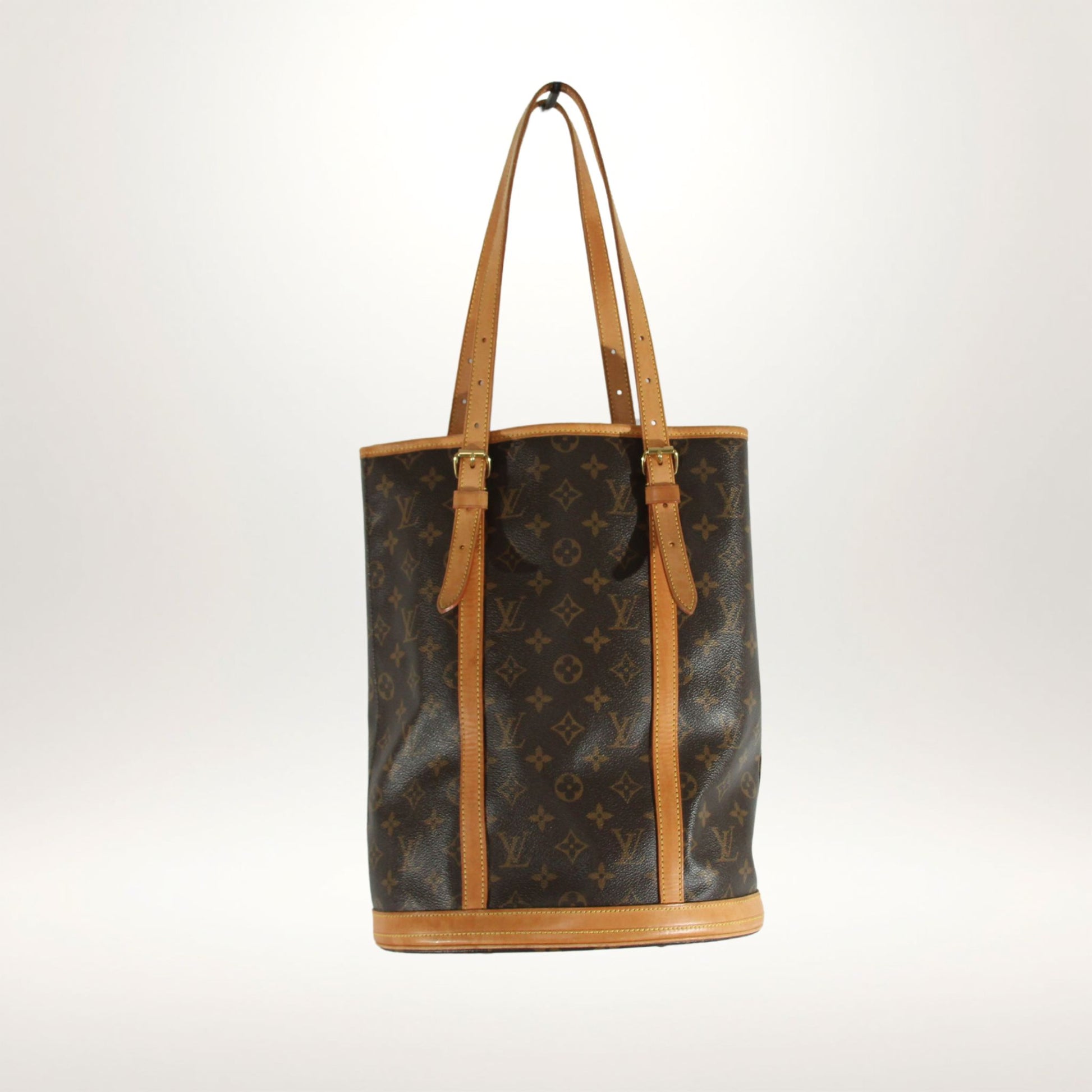 Vintage Louis Vuitton Bucket GM bøtteveske i Monogram canvas, autentisert