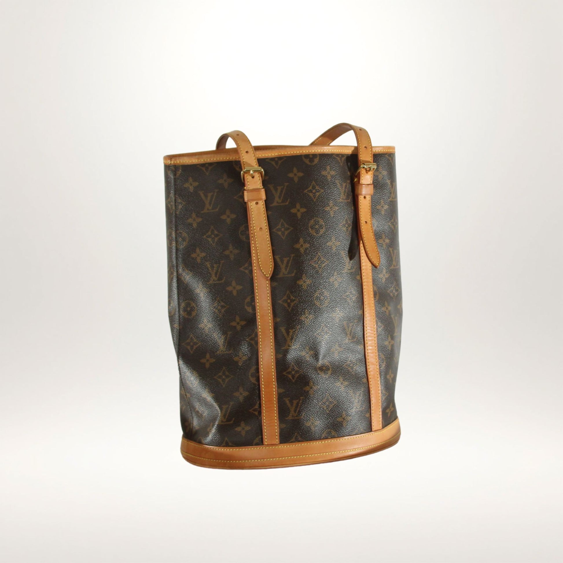 Vintage Louis Vuitton Bucket GM bøtteveske i Monogram canvas, autentisert – bilde 20