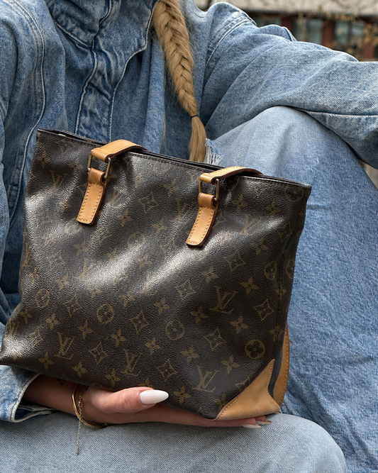 LOUIS VUITTON Vintage Cabas Piano Tote Monogram Canvas Made in France