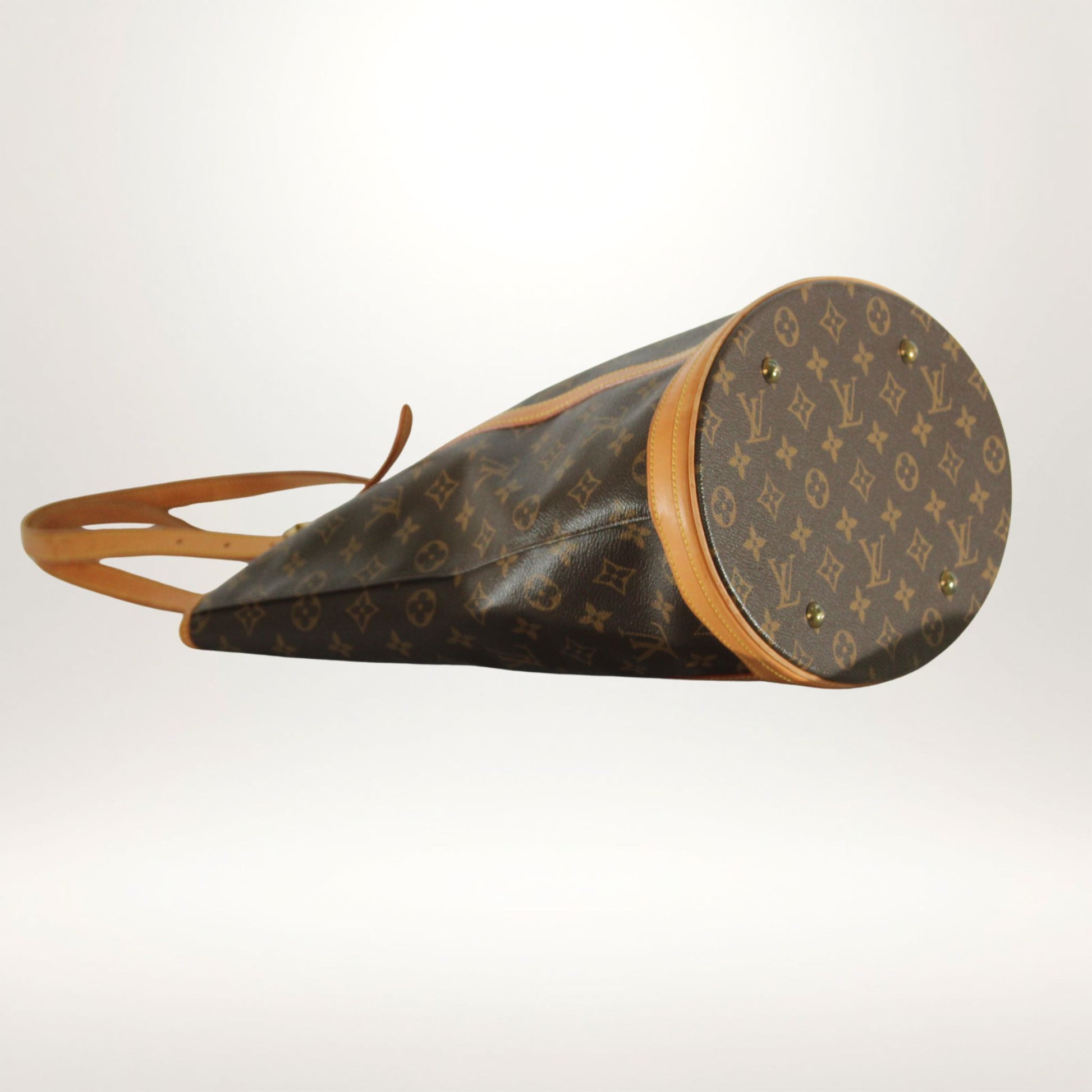 Vintage Louis Vuitton Bucket GM bøtteveske i Monogram canvas, autentisert – bilde 22