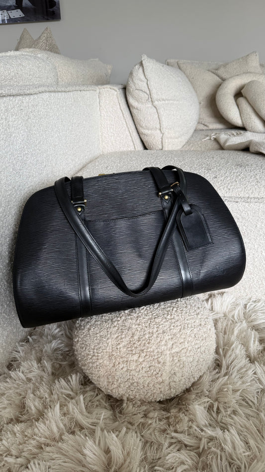 Vintage Louis Vuitton Solferino 45 Boston bag i sort Epi-skinn – bilde 4
