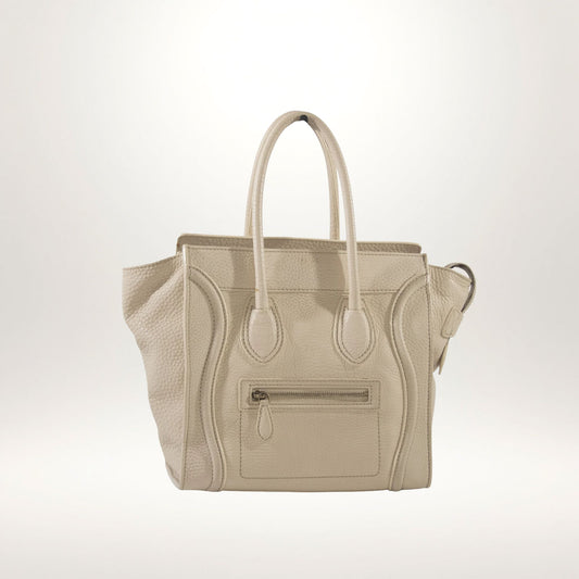 Vintage Celine Luggage håndveske i ekte skinn fra Phoebe Philo-perioden