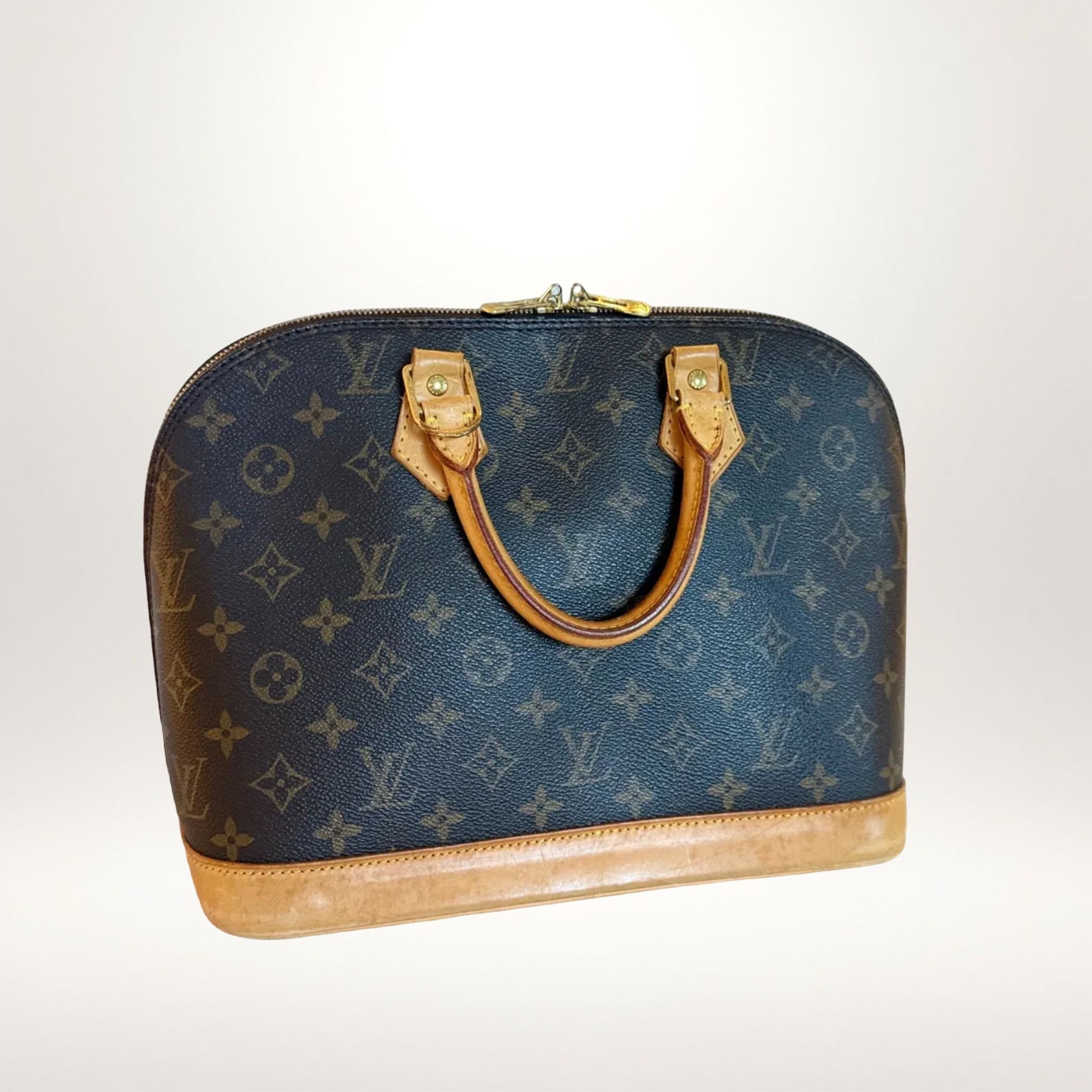Vintage Louis Vuitton Alma PM håndveske i Monogram canvas fra 1990